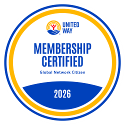 Membership Certified seal from United Way Worldwide for 2026